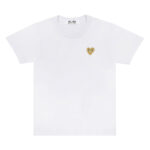 PLAY BASIC T-SHIRT GOLD EMBLEM (WHITE)