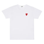 PLAY BASIC T-SHIRT RED FAMILY HEART (WHITE)