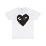 PLAY KIDS T-SHIRT LARGE BLACK HEART