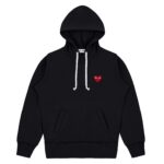 PLAY PULLOVER HOODED SWEATSHIRT (BLACK)