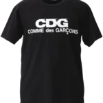 Comme Des Garcons Logo Printed T Shirt