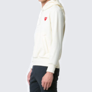 Comme Des Garcons Play Heart Applique Hoodie