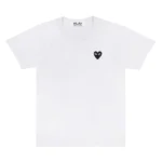 PLAY BASIC T-SHIRT BLACK EMBLEM (WHITE)