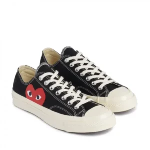 CONVERSE BIG HEART LOW TOP (BLACK)